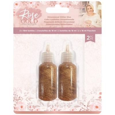 Crafter's Companion Rose Gold - Dimensional Glitter Glue